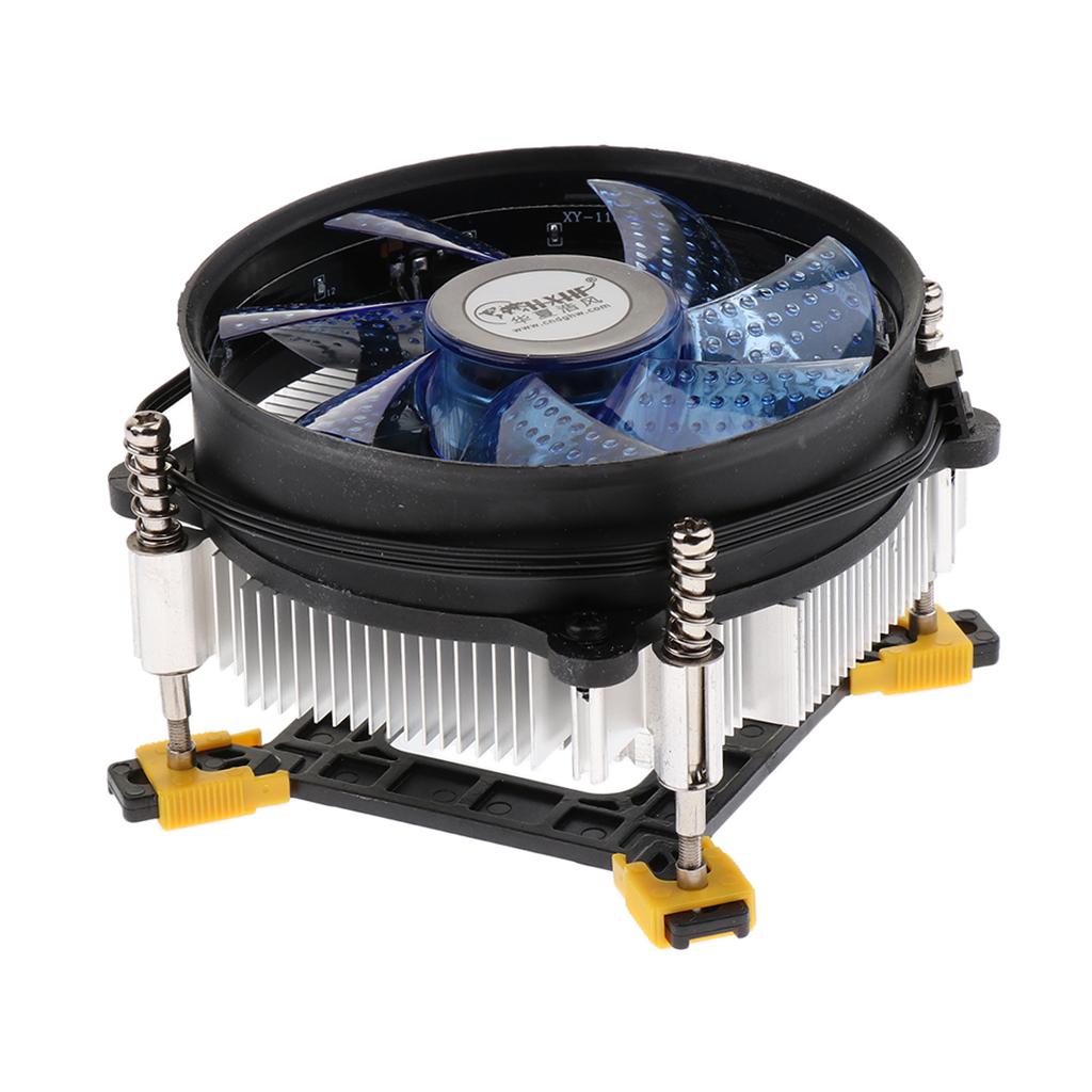CPU Cooler 12cm Cooler with Cooled Fan for LGA 775/1150/1151/1155/1156 Blue
