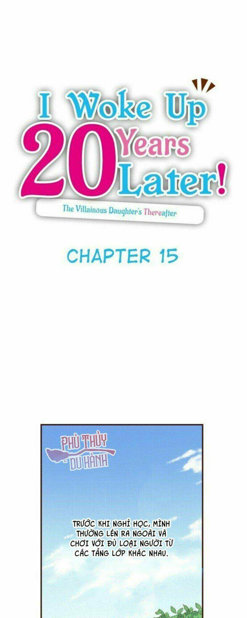 tôi tỉnh lại sau 20 năm! chapter 15 1