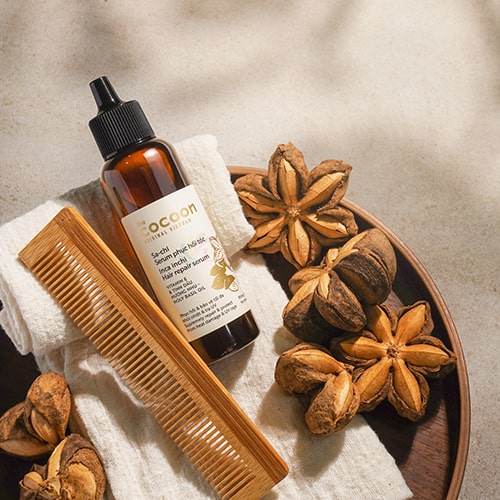 Serum Sa-chi phục hồi tóc Cocoon bảo vệ tối đa khỏi nhiệt và tia UV (70ml) - Hàng chính hãng
