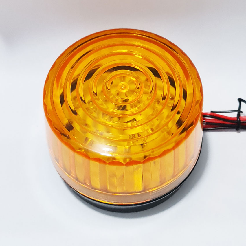 Đèn chớp tín hiệu 05E - điện áp  220V, 12V - Màu Đỏ, Vàng, Xanh Dương (Đường kính 100mm x cao 76mm