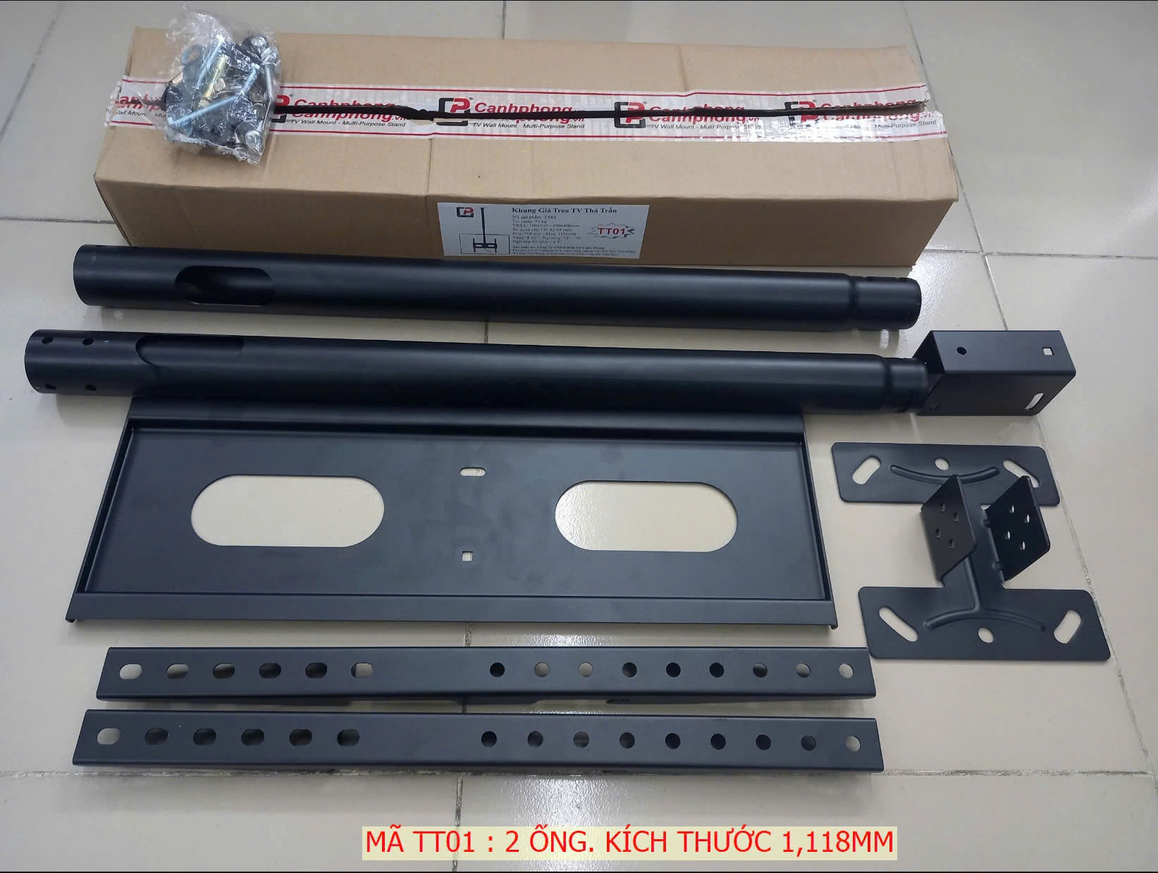 Khung giá treo tivi thả trần kích thước từ 32- 65 inch hàng Chánh Phát - Hàng Chính Hãng