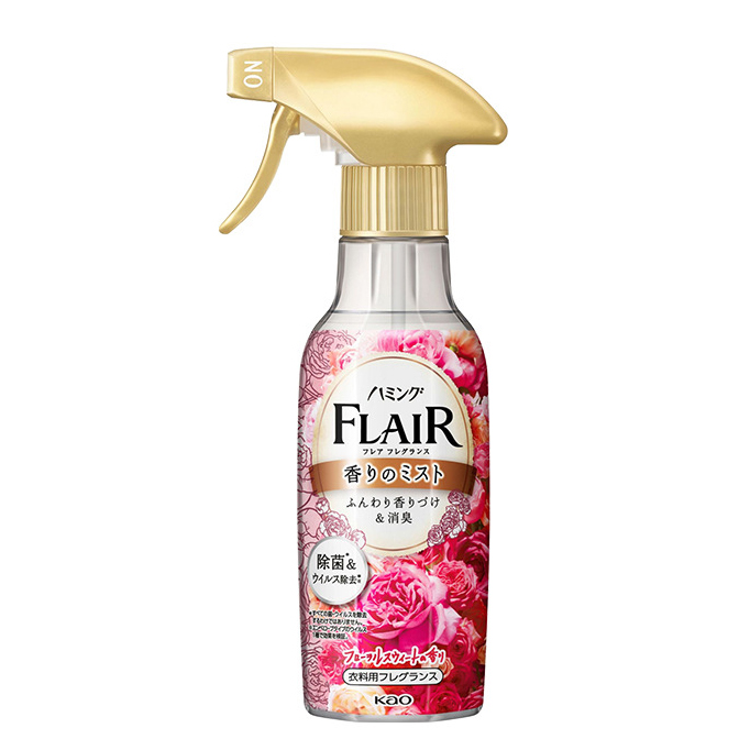 Chai xịt thơm và làm phẳng quần áo hương hoa Kao Flair Fragrance Nhật Bản 270ml