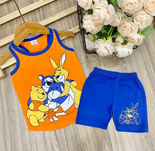 BỘ BA LỖ COTTON 4C BÉ GÁI SIZE ĐẠI - Đồ bộ trẻ em