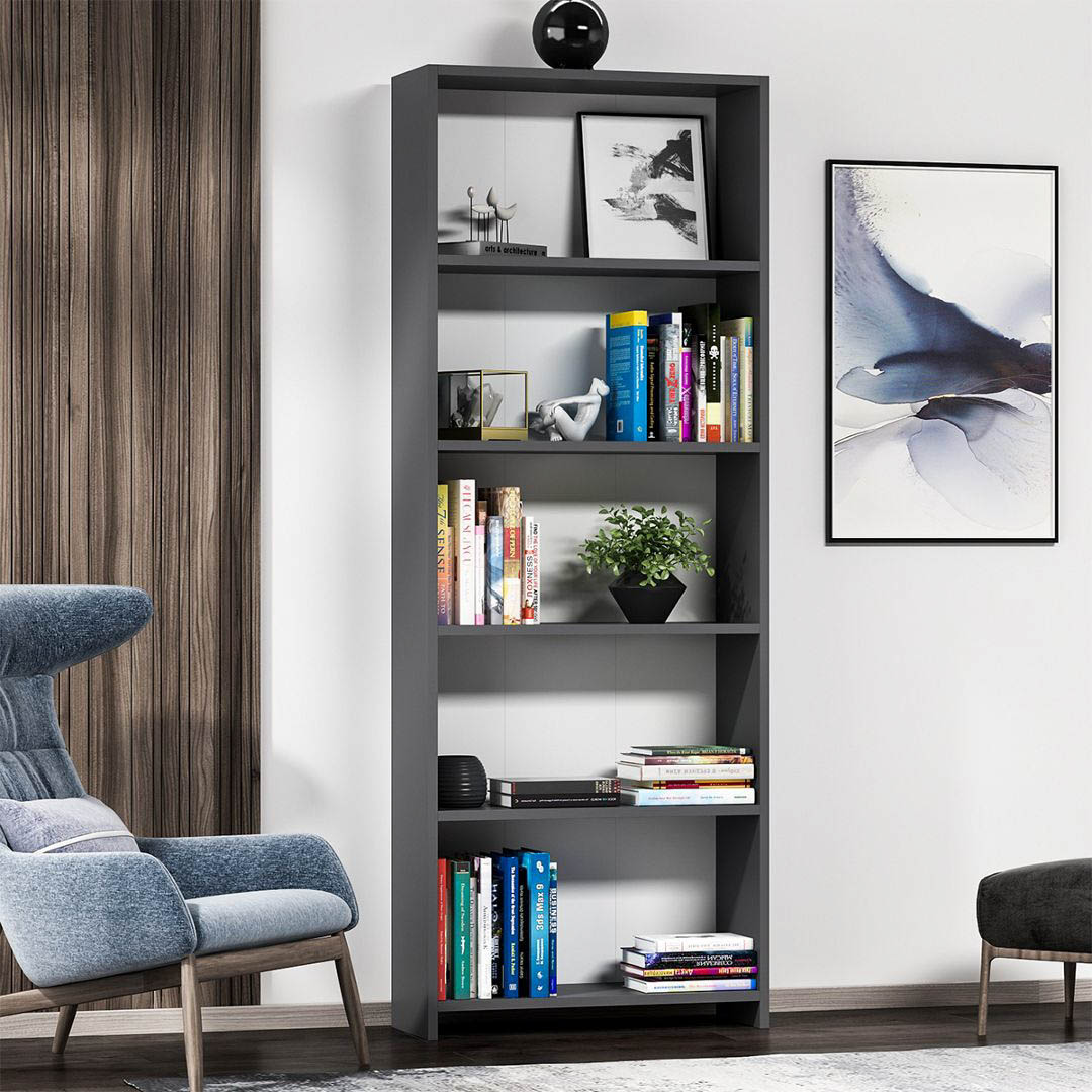 Kệ sách gỗ MDF gia đình thiết kế tiện dụng SMLIFE Blom