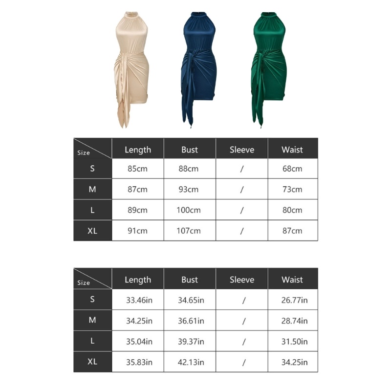 Đầm váy satin nhập khẩu phiên bản không tay thắt nơ cao cấp màu sắc hottrend