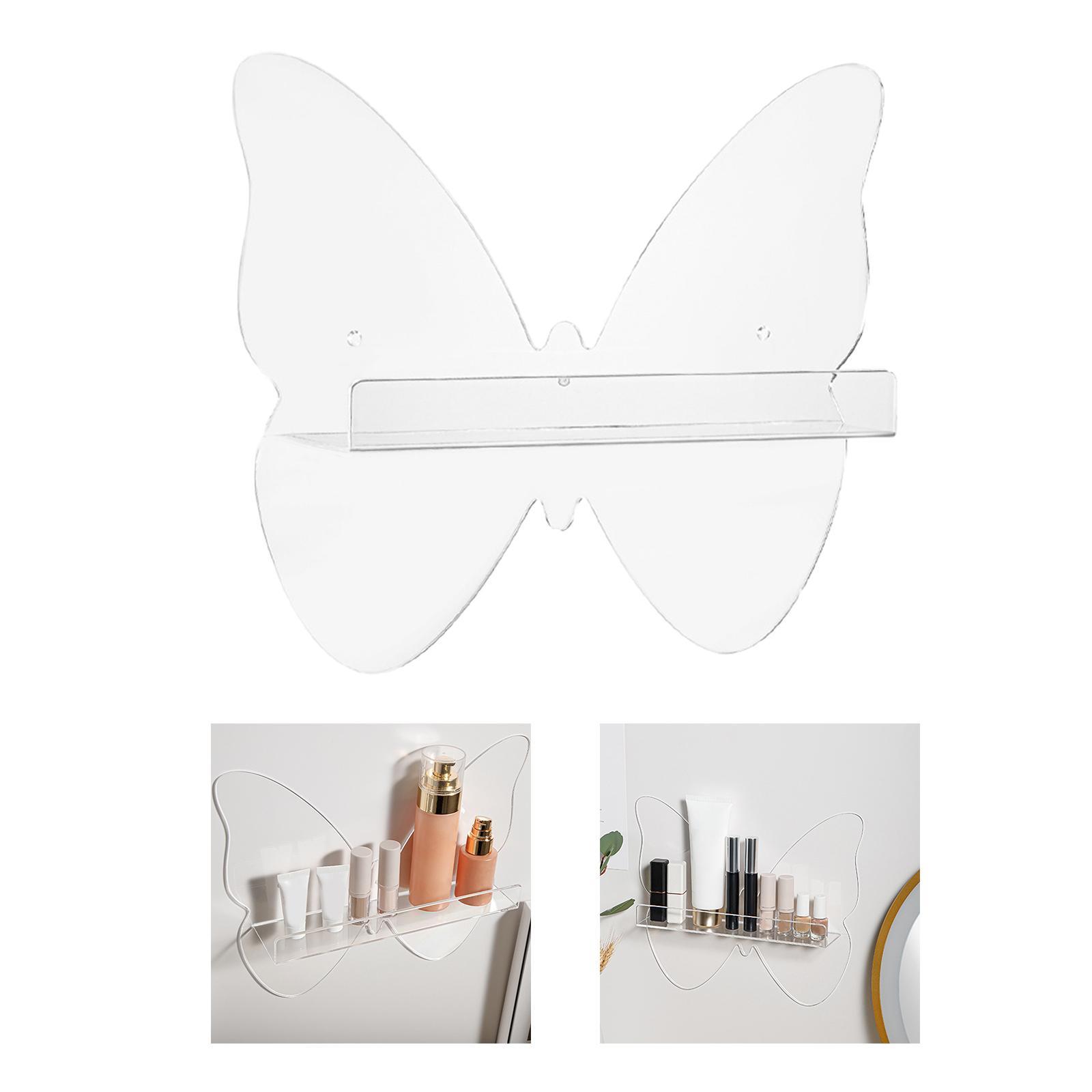 Acrylic Shelves for Wall Storage, 12" Acrylic Floating Shelves Wall Mounted, Kids Bookshelf, Display Ledge Shelves for Bathroom, Kitchen