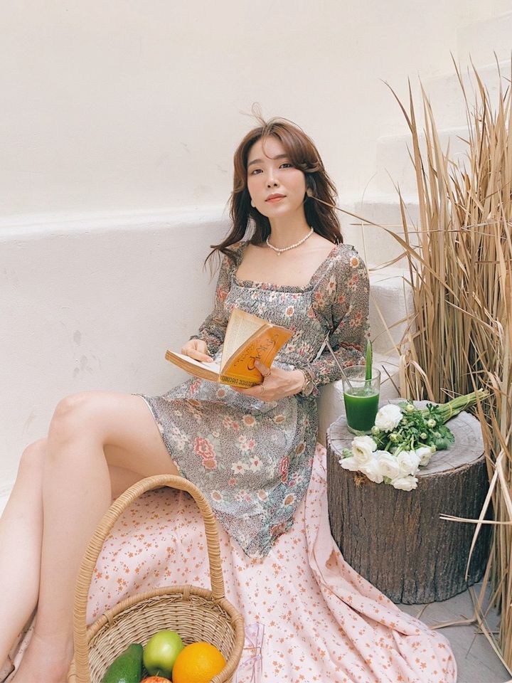 Đầm chun hoa Fenne Garden Dress Gem Clothing SP060445