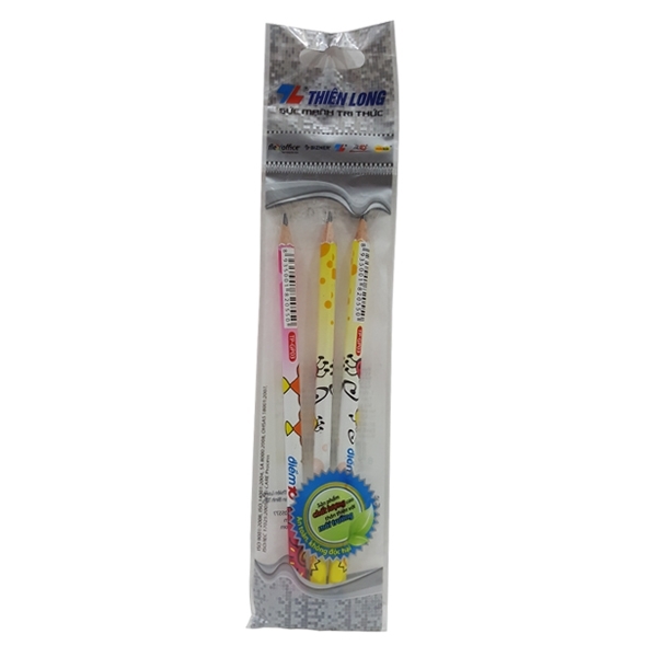 Bộ 2 Vỉ 3 Bút Chì Gỗ GP-03
