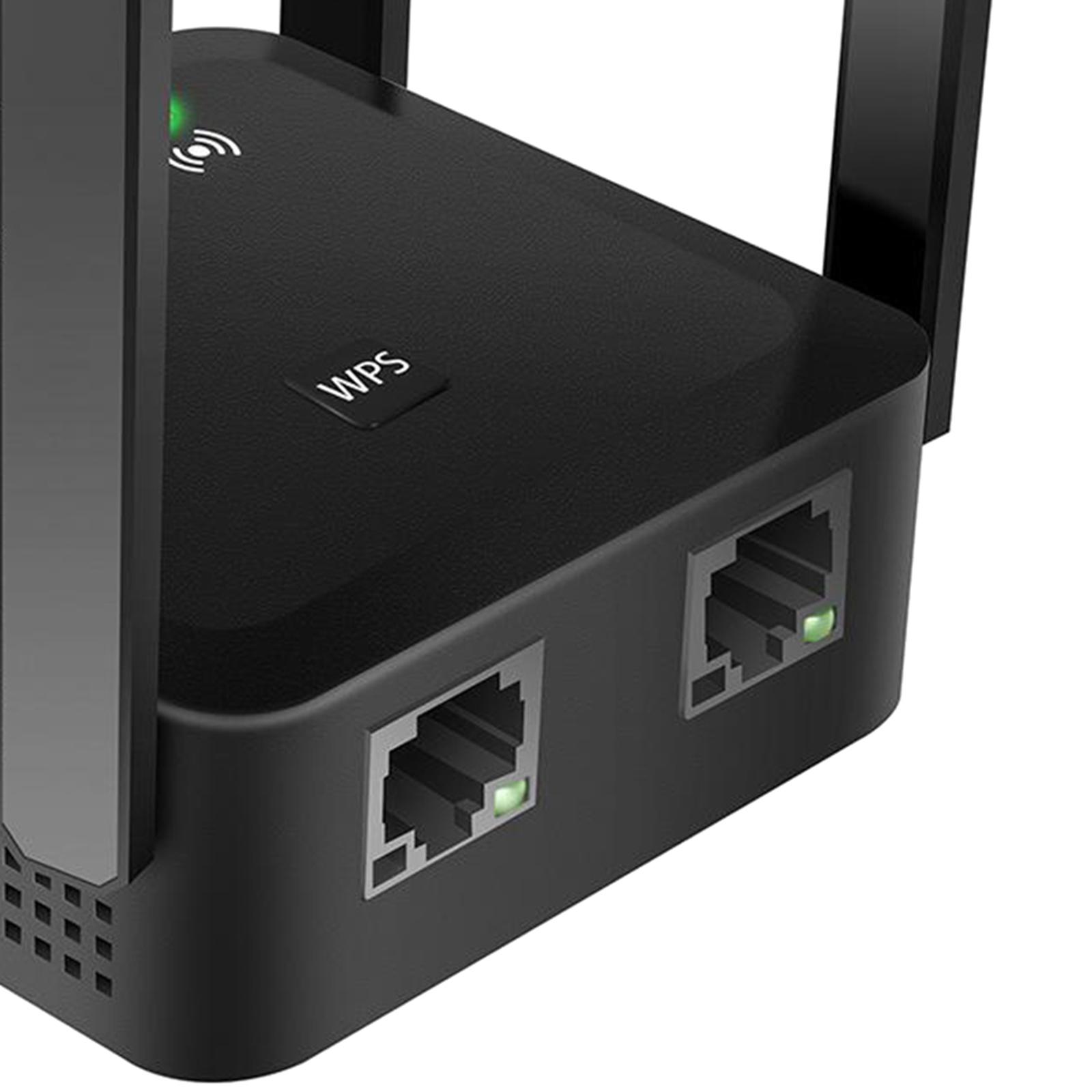 1200Mbps Dual-Band Wireless Wifi Router Repeater Extender Signal Amplifer Booster US, AC 100-240V, 50 / 60Hz