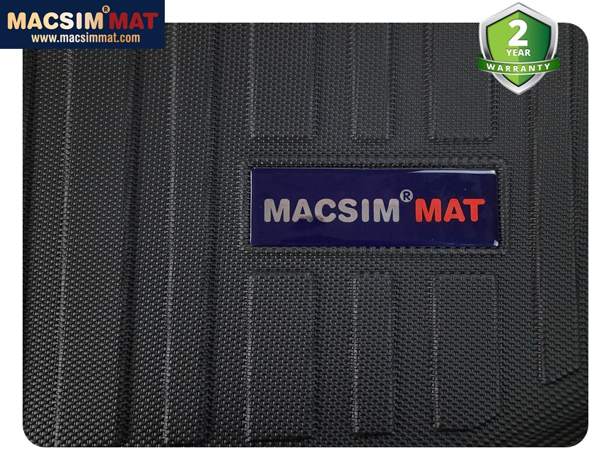 Thảm lót cốp xe ô tô SUBARU FORESTER 2013-2016 nhãn hiệu Macsim chất liệu TPV cao cấp màu đen