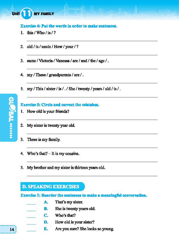 Global Success - Trọng Tâm Kiếm Thức Và Bài Tập Thực Hành Tiếng Anh Lớp 3 - Tập 2 - Có Đáp Án