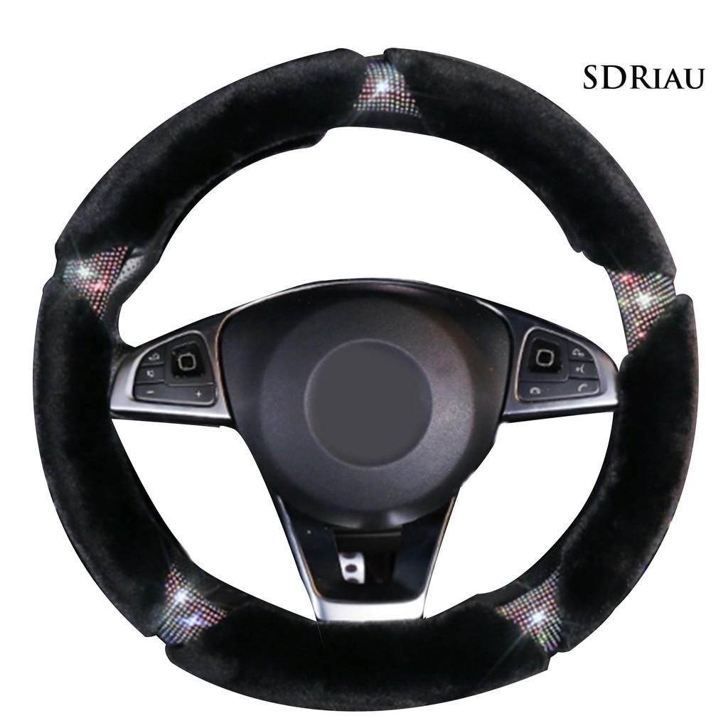 Vỏ Bọc Vô Lăng Chống Trượt Đính Đá Dùng Để Trang Trí Xe Hơi