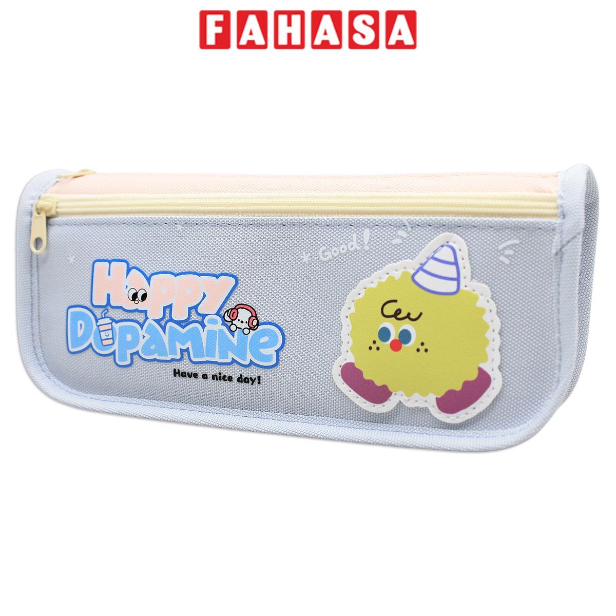 Bóp Vải Happy Dopamine - Shunde - Màu Xanh Nhạt