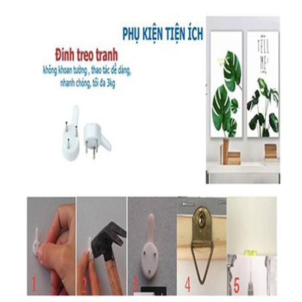 Tranh treo tường, trang trí Hiện đại 3D/gỗ MDF Hàn Quốc chống ẩm mốc, mối mọt