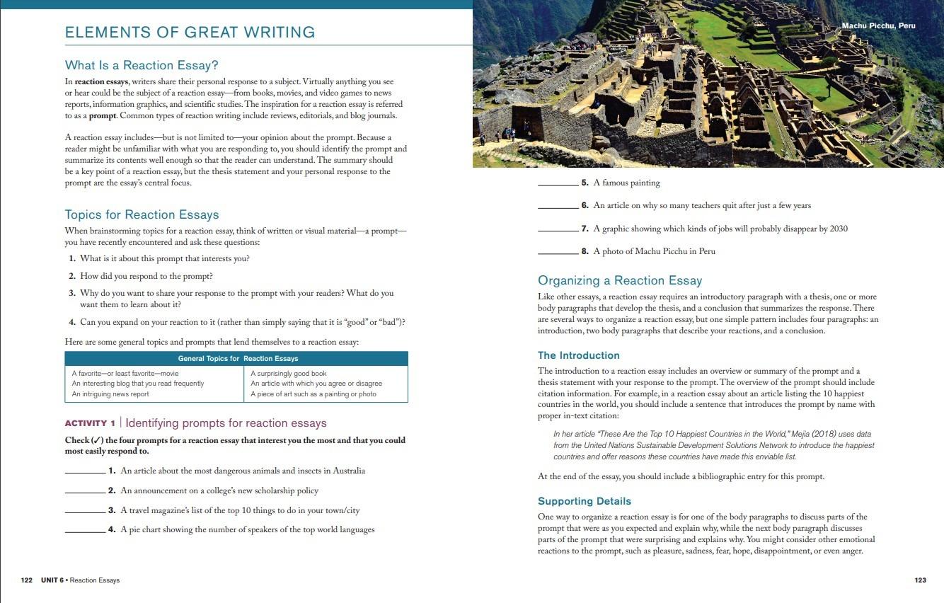 Great Writing 5 - Student's Book + Spark Sticker (5th Edition)