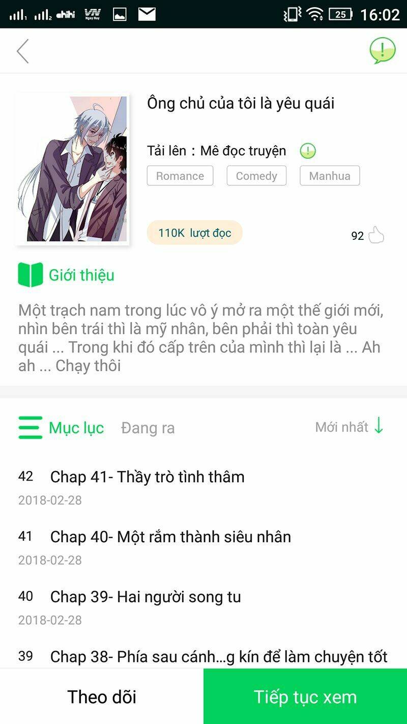 ông chủ của tôi là yêu quái chapter 14 34