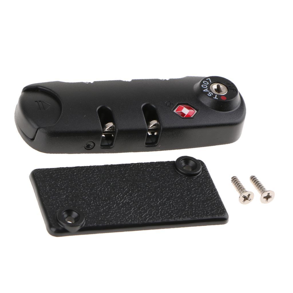 2X 007 Secure Luggage Digit Combination Lock Suitcase Bag Code Lock Padlock