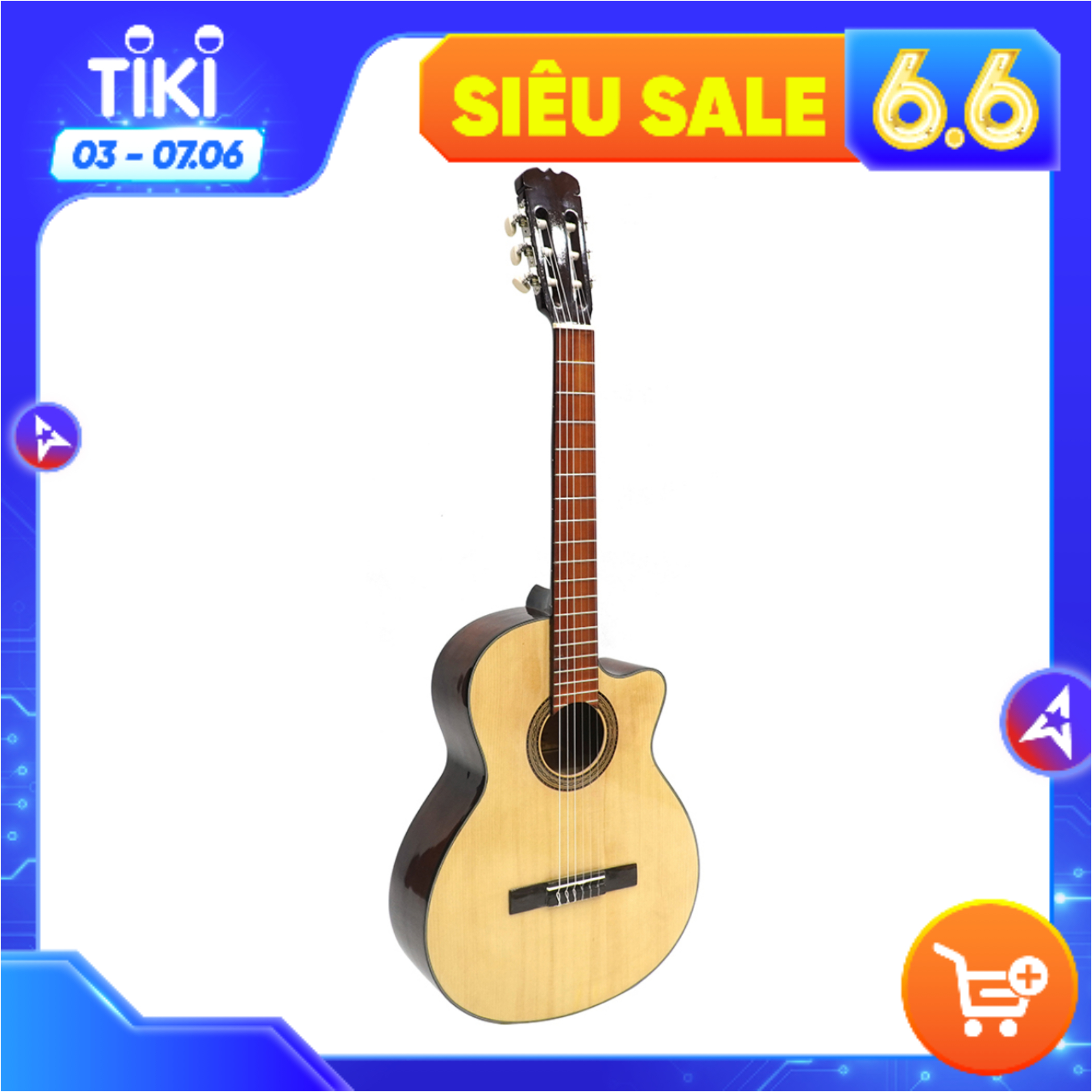 Đàn Guitar Classic Việt Nam GC-14HL, Gỗ Thông Chất Lượng