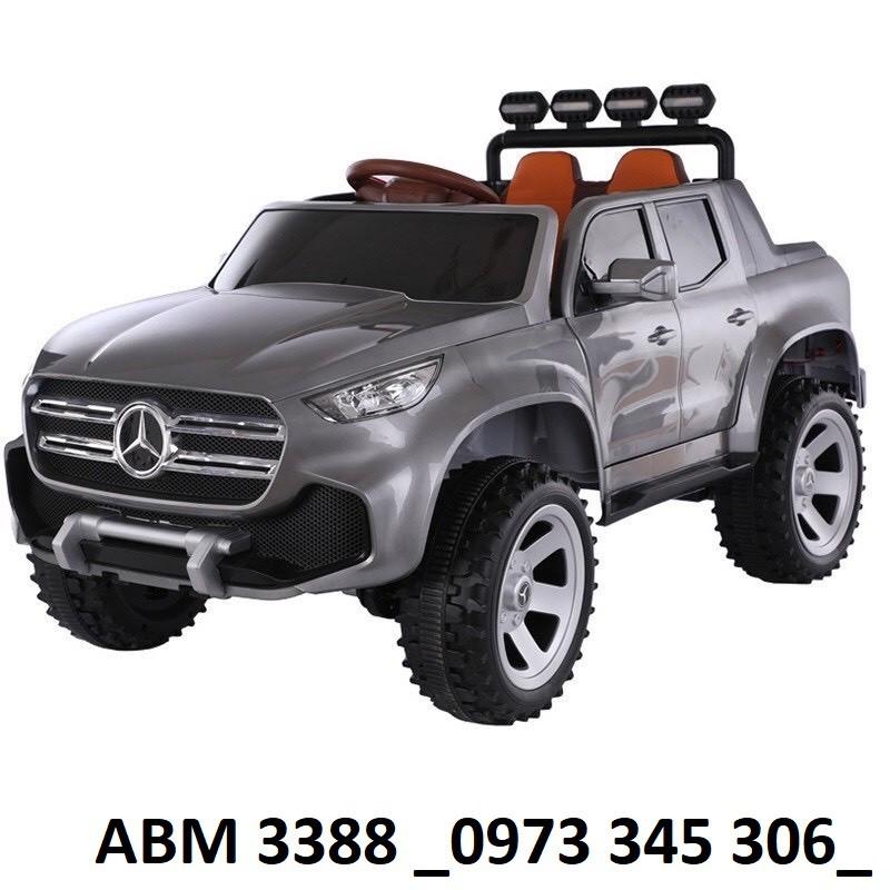 Ô tô xe điện trẻ em mẫu bán tải BABY-KID MERCEDES ABM-3388 cho bé tự lái hoặc điều khiển từ xa - Bảo hành 6 tháng