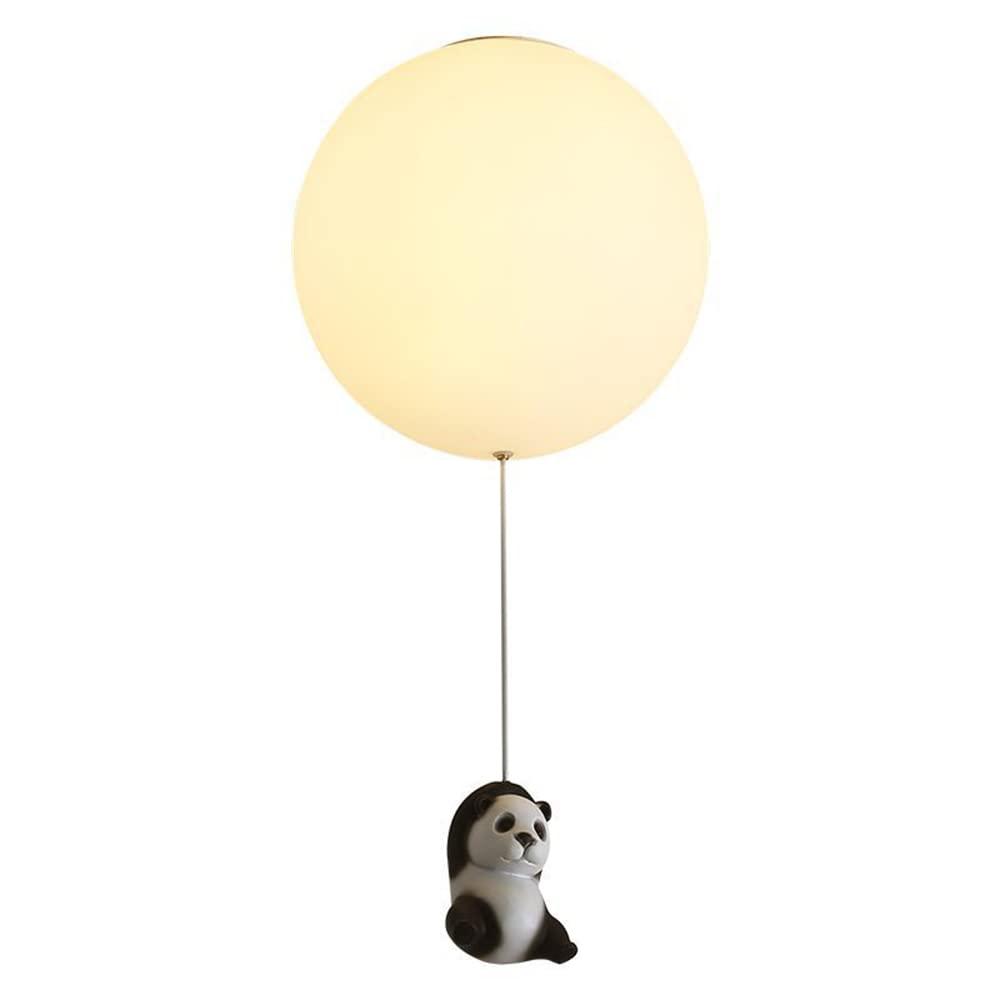 Đèn trần Bắc Âu Trẻ em Panda Đèn đèn trắng Hệ thống treo trẻ em gái Phòng ngủ Nội thất Đèn đèn chùm đèn chùm cho phòng chờ Cửa hàng trắng-5cm