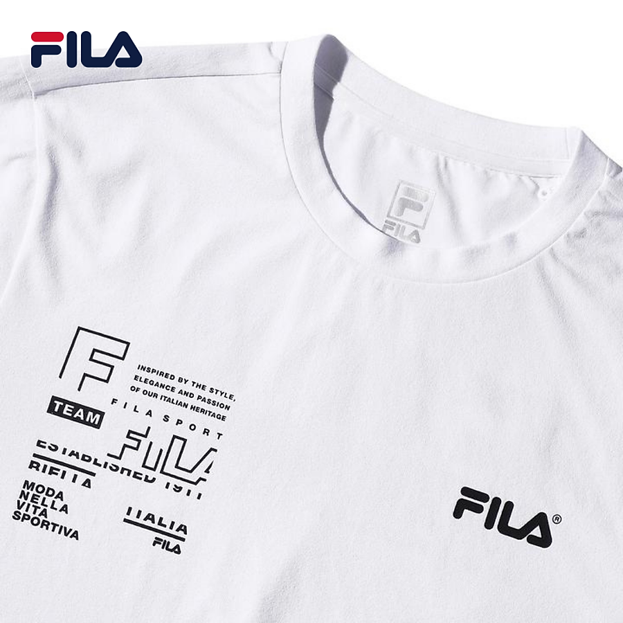 Áo Thun Unisex FILA Barcode Logo Graphic FS2RSD2207X