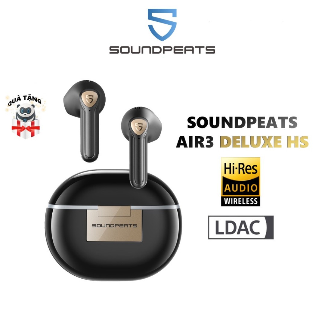 Tai Nghe True Wireless SoundPEATS Air3 Deluxe HS Bluetooth 5.2 - Hàng Chính Hãng