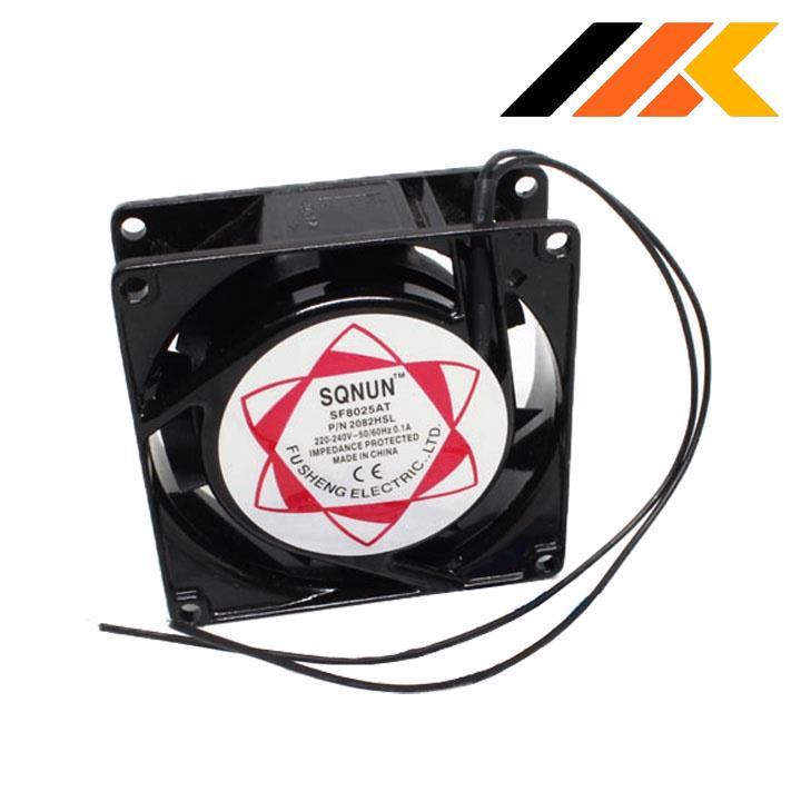 Quạt Tản Nhiệt Sunon 220V 8x8x2.5cm - Linh Kiện TuHu