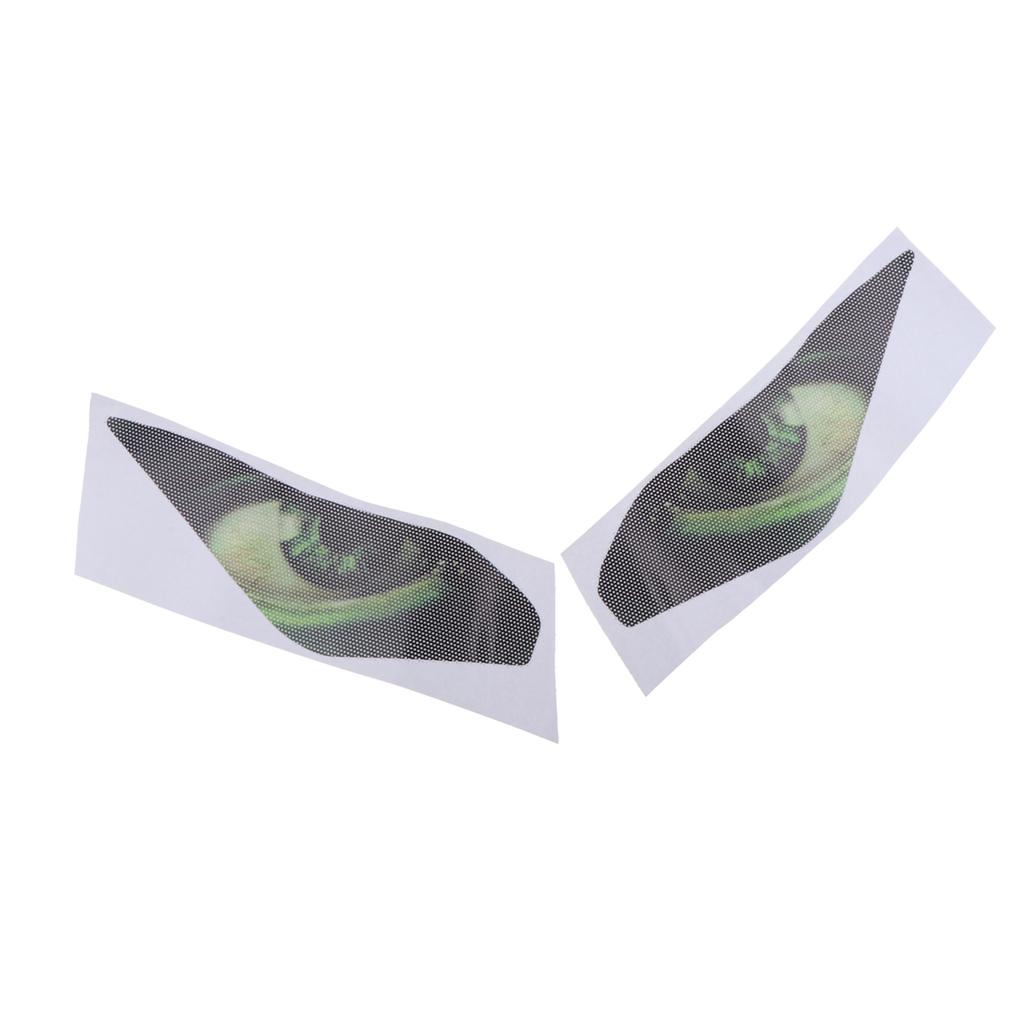 2 Pair Sport Motorcycle Headlight Sticker Decals For Kawasaki Ninja650