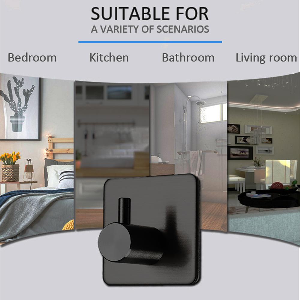 Móc treo khăn dán tường bằng thép không gỉ MYD-1014