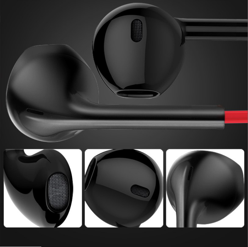 Tai nghe nhét tai có dây S17, tai nghe lõi tứ cho âm thanh 4D toàn cảnh chân thực,dây bẹt chống rối sử dụng được với tất cả các dòng điện thoại có giắc cắm tai nghe tròn 3.5