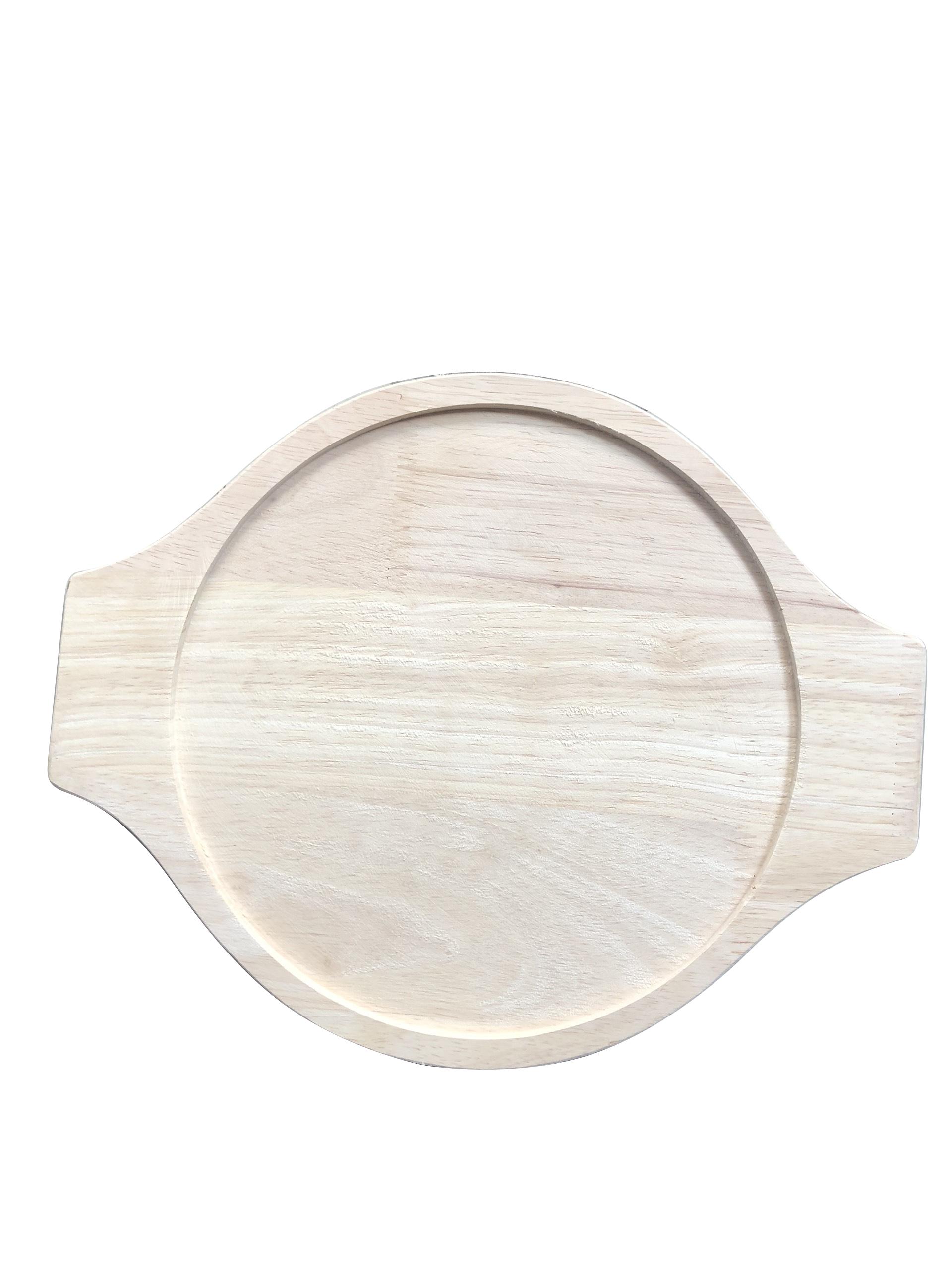 Bộ Chảo Gang Đường Kính 24CM Kèm Dụng Cụ Gấp Và Khuôn Chiên Trứng Và Đế Gỗ