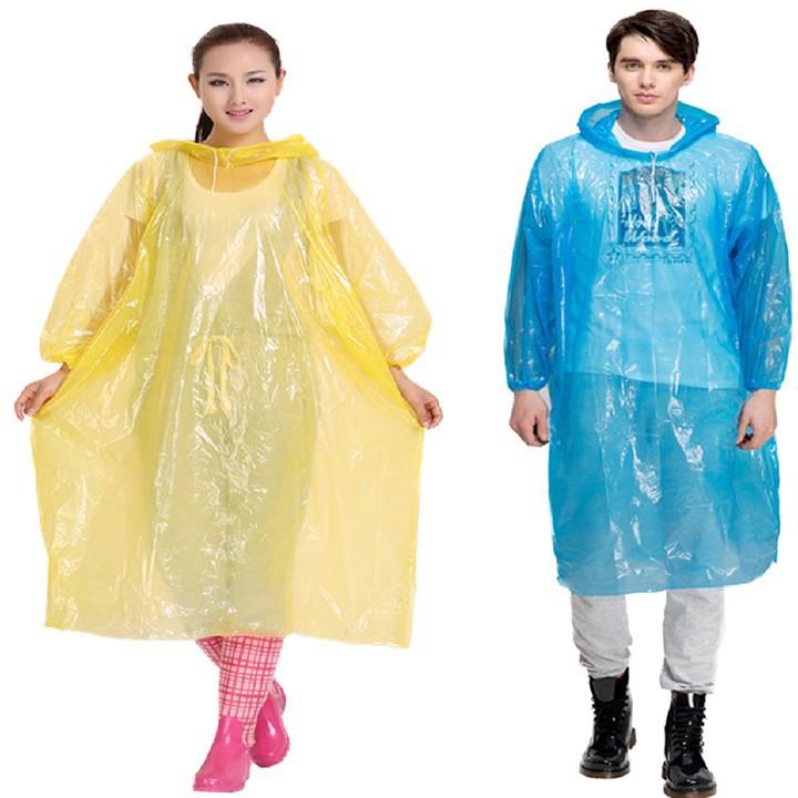 Áo mưa nilon mỏng, áo mưa dùng 1 lần - SỈ, LẺ TOÀN QUỐC