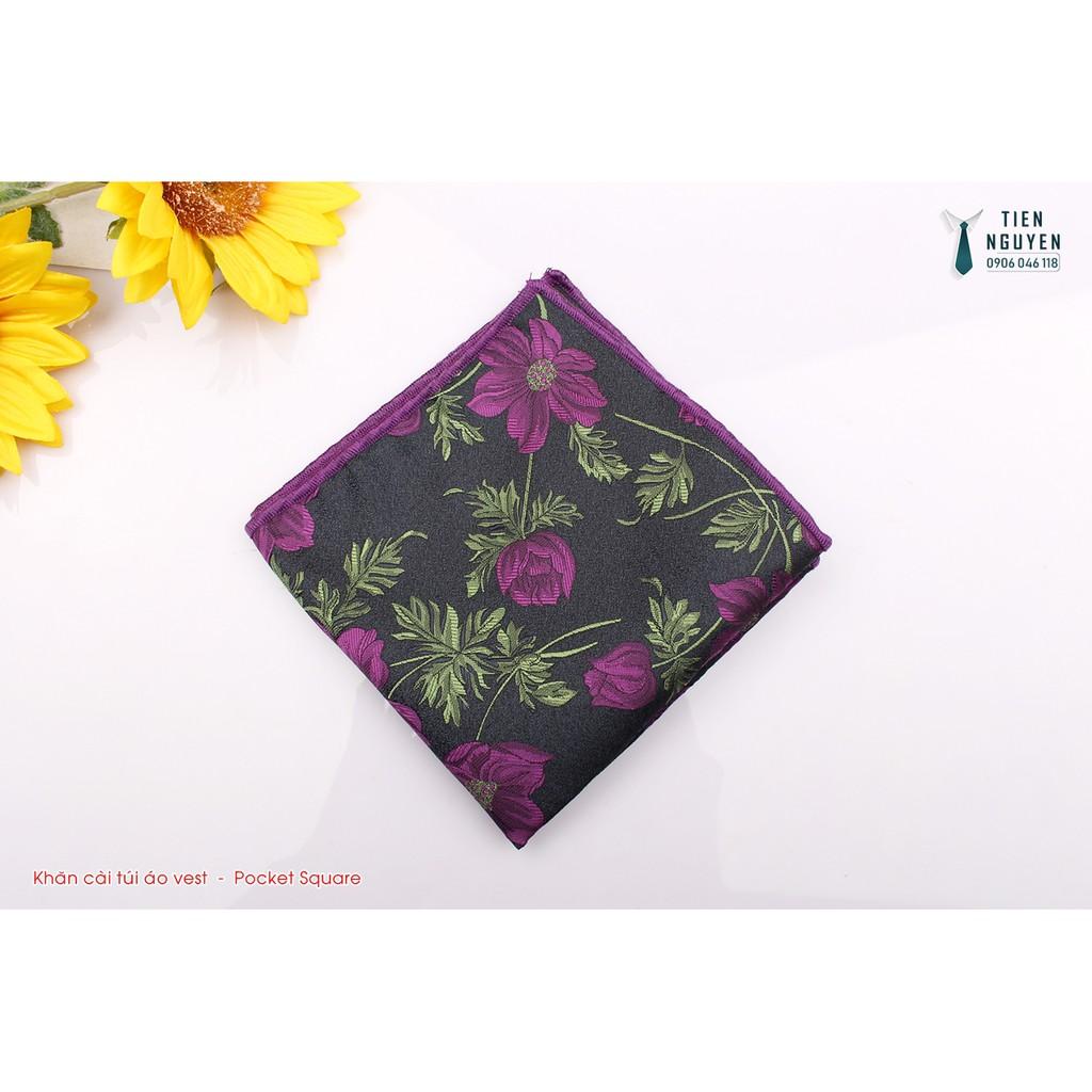 Khăn Cài Túi Áo Vest - Pocket Square - Phụ Kiện Cài túi áo khăn hoa