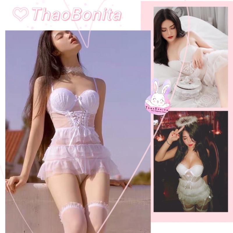 Set Cosplay Thiên Thần, Nàng Thơ| Kèm Mút Nâng Ngực siêu Sexy
