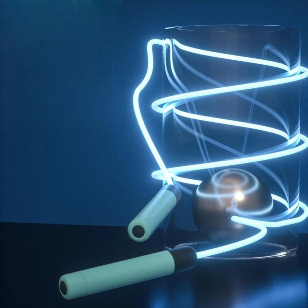2.8M Có Thể Điều Chỉnh Đêm Phát Sáng Dây Nhảy Dạ Quang Dây Nhảy Tập Thể Dục LED Sáng Ngoài Trời Thể Dục Tập Thể Thao Tiếp Liệu-40