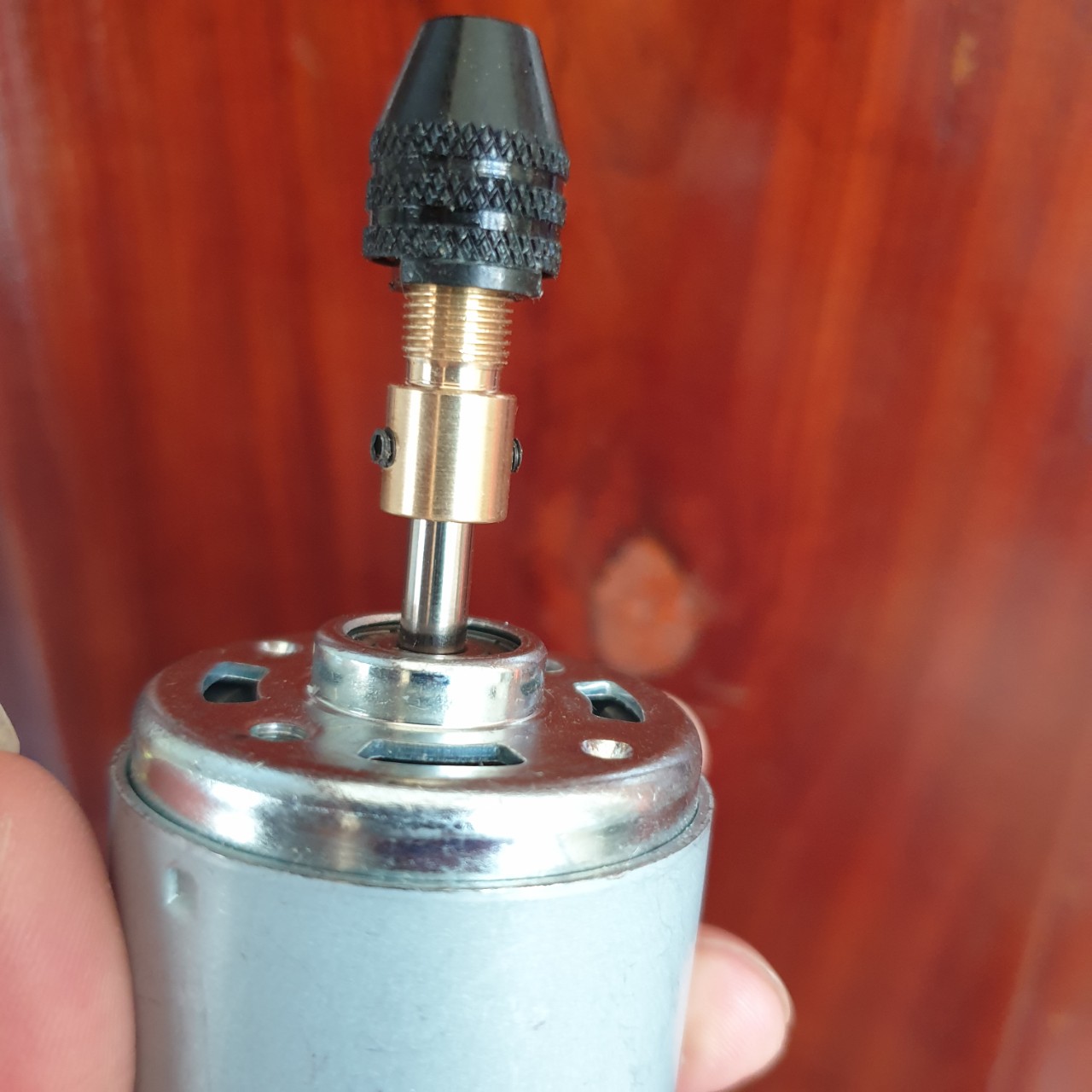 đầu kẹp mũi khoan 3 chấu động cơ moto 775, 795