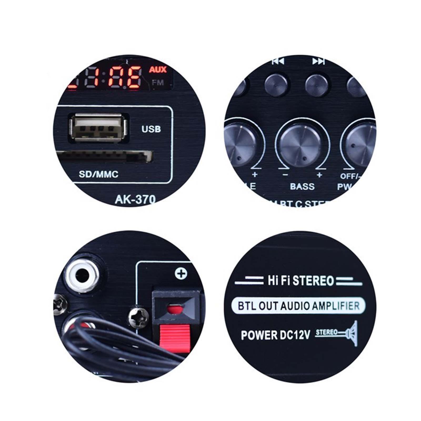 Bluetooth Amplifier for Store Home  Channel Audio Power Amplifier