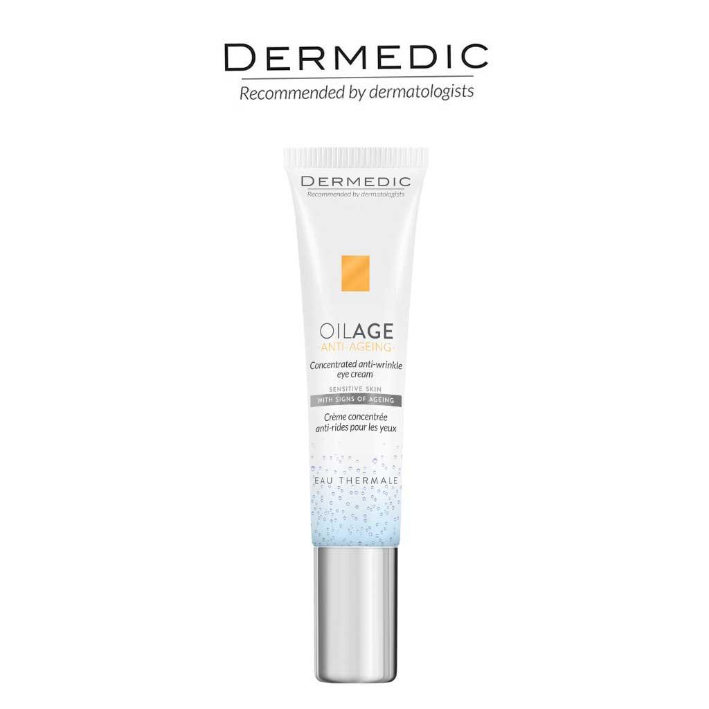 Kem dưỡng mắt giảm nhăn Dermedic Oilage Concentrated Anti Wrinkle Eye Cream 15ml