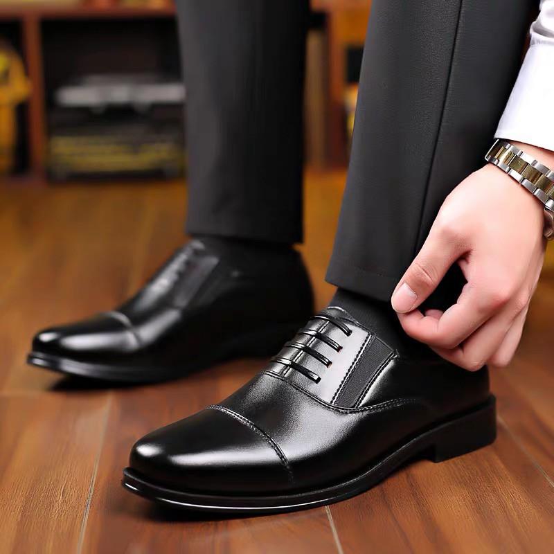 Giày lười nam da bò nguyên tấm ,Đế cao su êm được khâu chắc chắn .