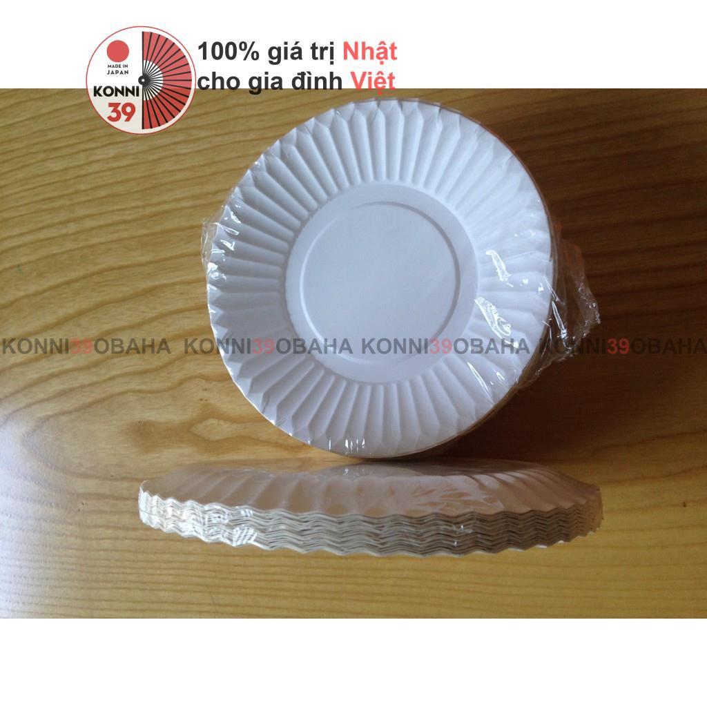 Set 26 đĩa giấy đường kính 15cm nội địa Nhật