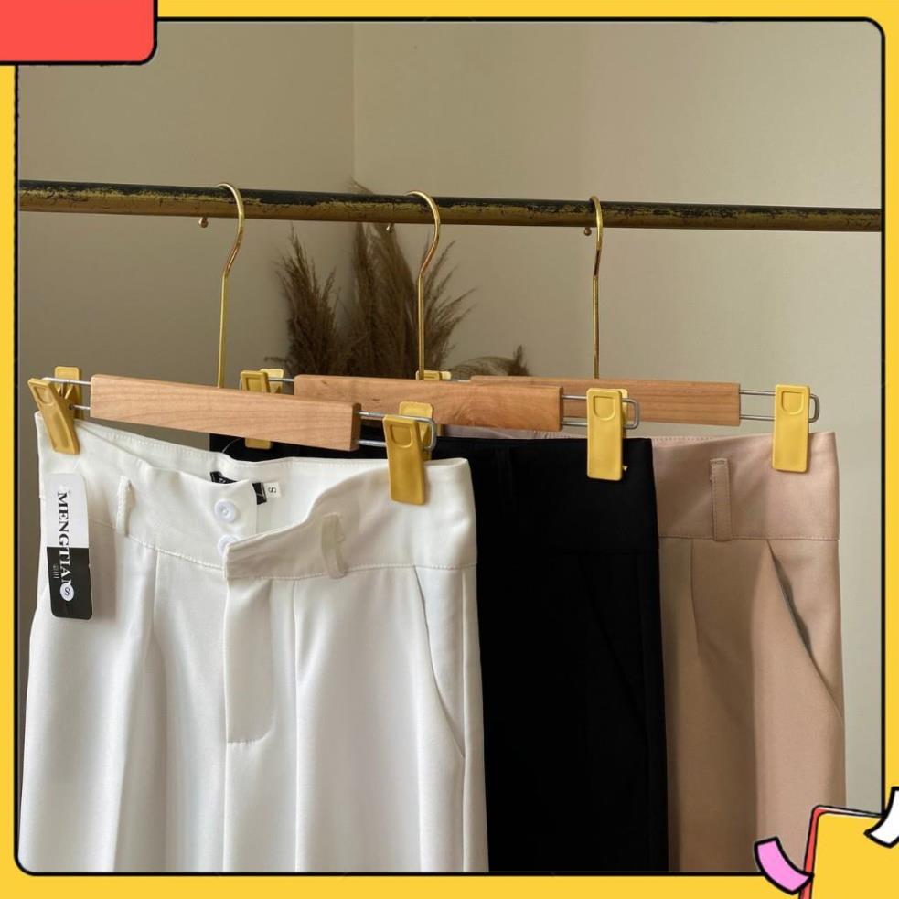 Quần Culottes Ống rộng Cao Cấp cạp cao hai cúc 002