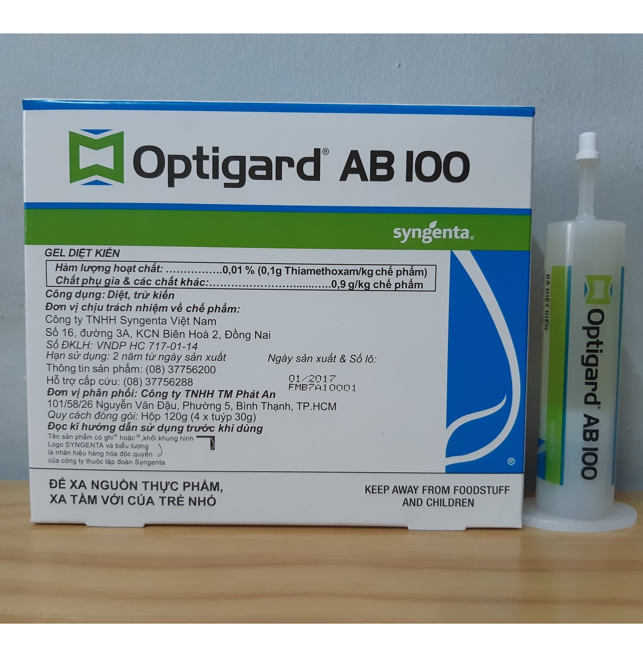 (Chết lan truyền cả tổ) Bả diệt kiến Optigard AB 100 30gr của Sygenta