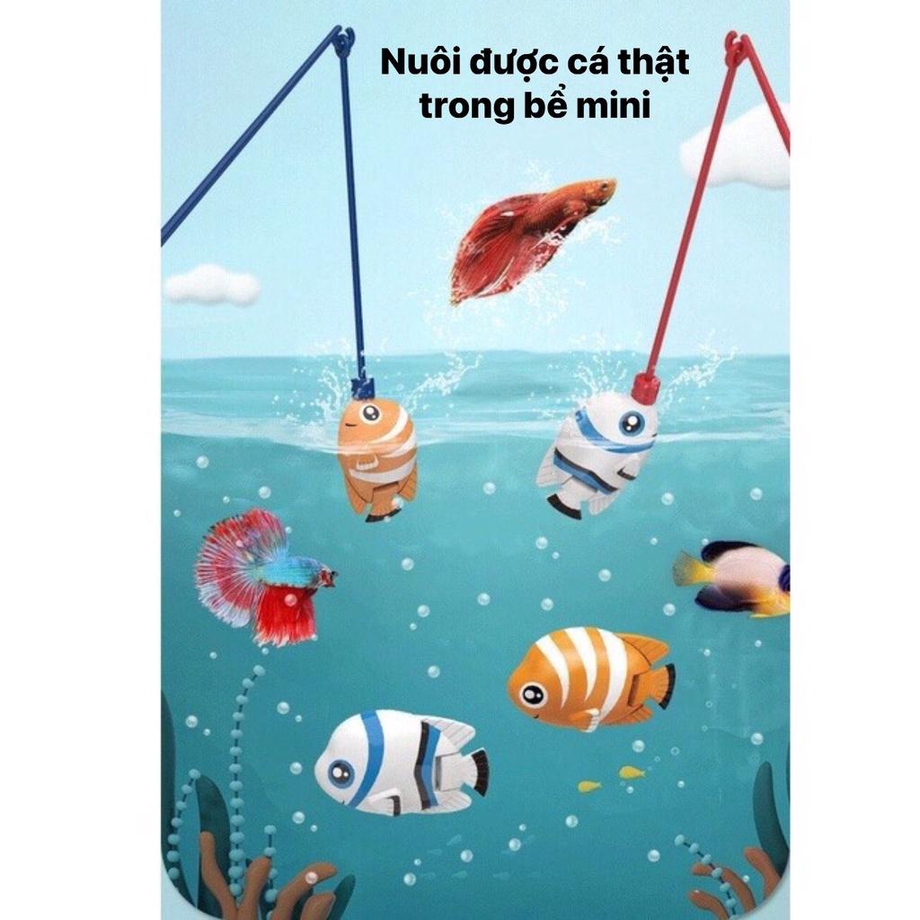 MỚI VÀ HOT NHẤT 2022 ĐỒ CHƠI CÂU CÁ, BỂ CÁ CẢNH SINH ĐỘNG MINI CÓ NHẠC, ÁNH SÁNG