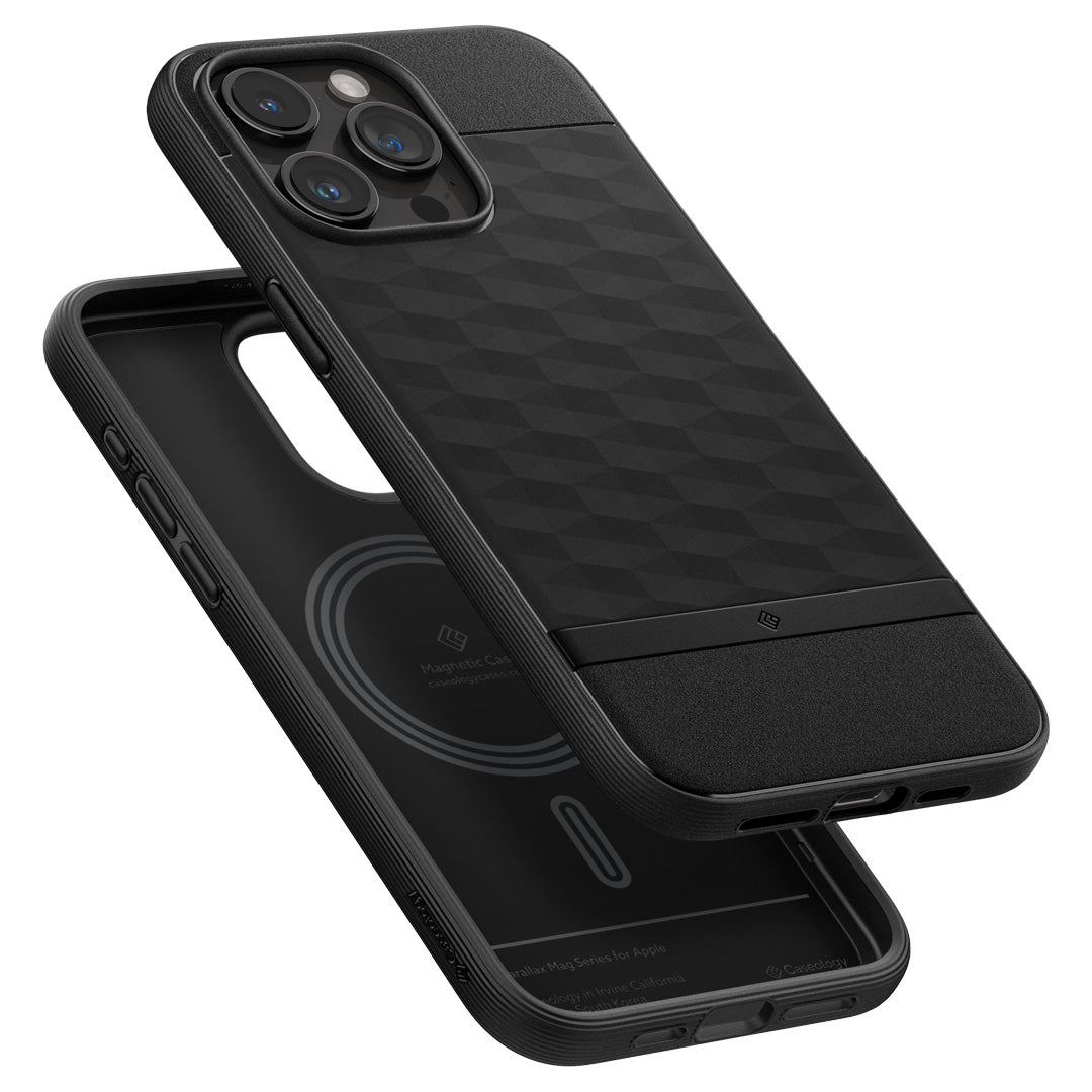 Ốp Lưng Spigen Hỗ Trợ Sạc Từ Tính MagFit Dành Cho iPhone 15 Pro Max, SPIGEN CASEOLOGY PARALLAX MAGFIT - HÀNG CHÍNH HÃNG