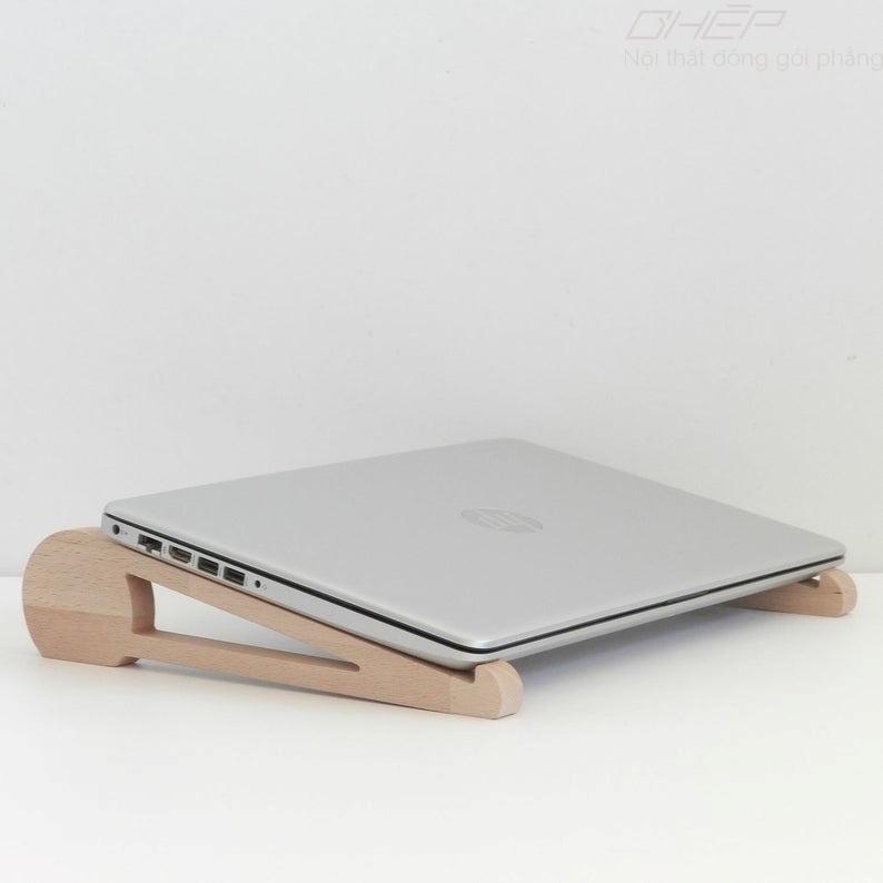 Giá Đỡ Laptop FAS.FGU/ Giá đỡ Laptop Gỗ / Kệ Macbook / Giá Đỡ cho máy tính 13 - 17 inch +