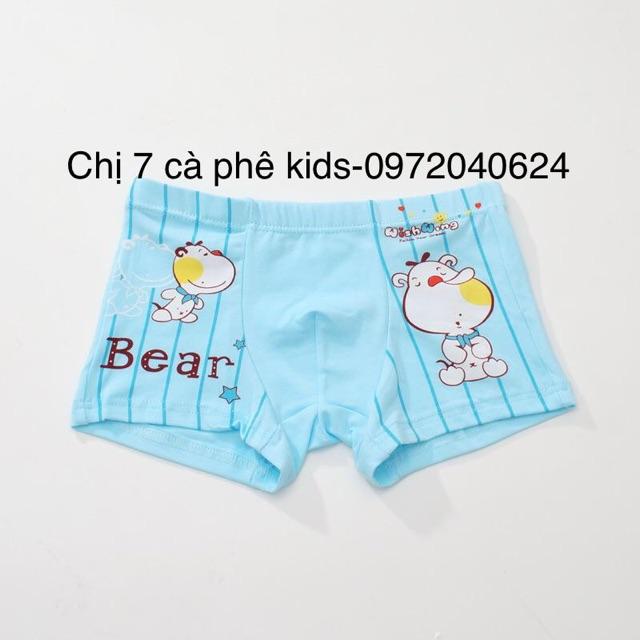 Combo 10 quần lót bé trai- quần sịp bé trai- đủ size - chất xịn