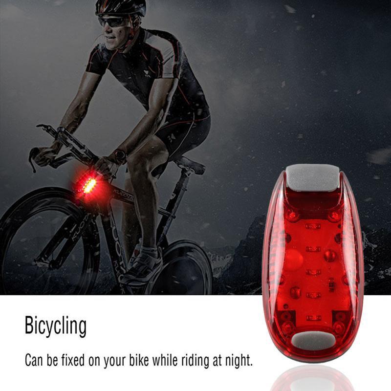 Đèn Led 5 Bóng Cảnh Báo An Toàn Gắn Đuôi Xe Đạp