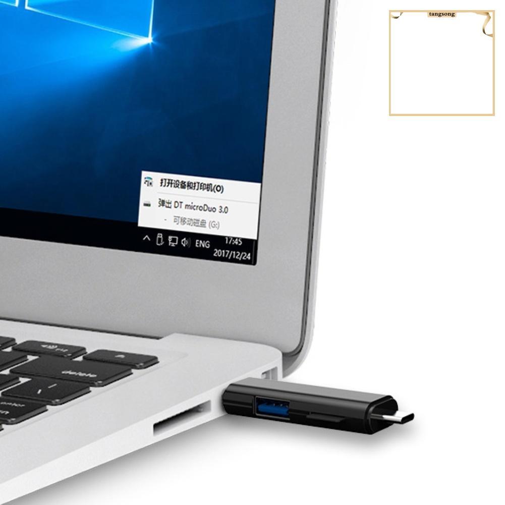 Đầu Đọc Thẻ Nhớ Đa Năng Usb 2.0 Type-C Tf