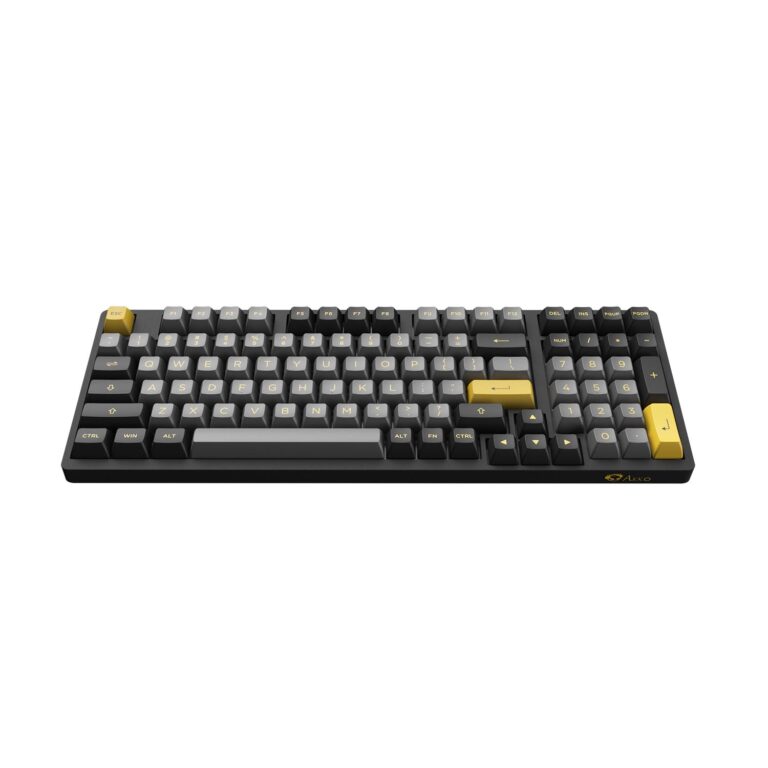 Bàn Phím Cơ AKKO 3098B Multi-modes Black Gold - Hàng Chính Hãng