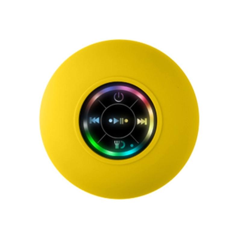 Loa tắm tương thích Bluetooth chống nước, màu loa di động của tay cầm: màu xanh lá cây quân đội